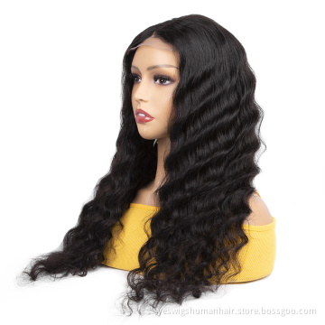 Express Shipping Deep Wave Lace Front Wig Vietnamese Human Hair Handtied 4X4 Lace Closure Vietnam Hair Wigs For Black Women